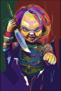CHUCKY HIGH QUALITY POSTER, size 24x36 - Picture 1 of 1