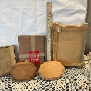 7 New Unfinished Wood Plaques For Crafts - Picture 1 of 6