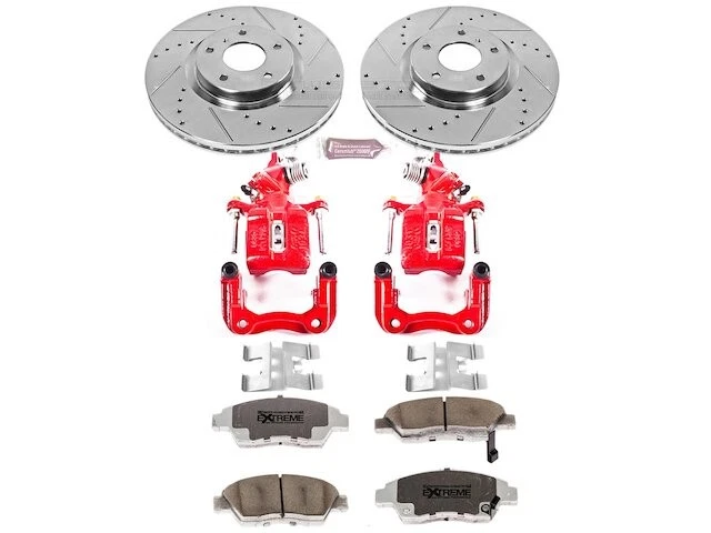 Kit de pastillas de freno trasero y rotor para Honda Accord GAS 2003-2007 2004 2005 ZP173FH Foto 1 de 1