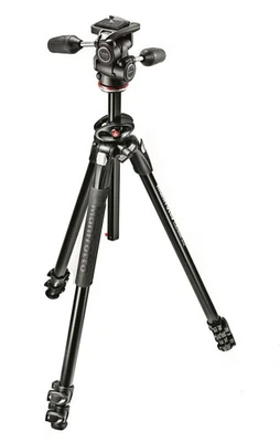 290 Dual Aluminium 3-teiliges Stativ-Kit mit 804 3-Wege-Kopf|Manfrotto - Bild 1 von 2