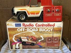Vintage 1980 Sears Remote Control 4x4 Buggy-Jeep? - Picture 1 of 16