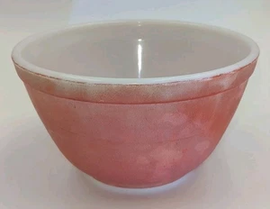 Vintage Pyrex RED 401 Nesting Mixing Bowl FADED Fast Ship! - Picture 1 of 8