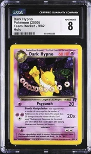 CGC 8 NM MINT Dark Hypno 9/82 Team Rocket Holo Rare Vintage 1999 WOTC Pokémon - Picture 1 of 2