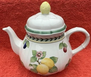 Villeroy & Boch French Garden Fleurence 4-Cup Teapot with Lid 6.75” High - Picture 1 of 10