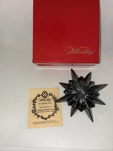Kirk Stieff Williamsburg Star Tree Topper 5" Starburst plateado en caja - Imagen 1 de 4