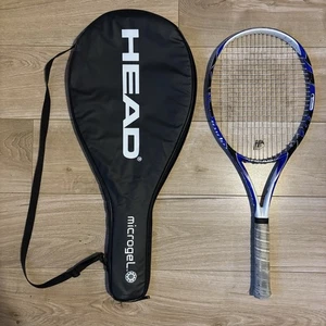 Head Raptor Mid Plus Microgel Tennisschläger blau weiß & Tragetasche schwarz weiß - Bild 1 von 16