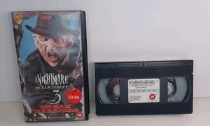 A Nightmare On Elm Street Part 3 Dream Warriors VHS Video Tape Ex Condition - Picture 1 of 11