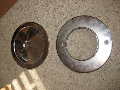 Хромированный открытый фильтр Edelbrock крышка и основание воздухоочистителя диаметр 9-3/4 дюйма оригинальные мышцы - Изображение 1 из 4