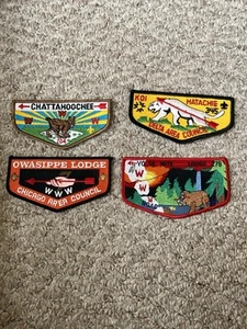 Lot Of 4 OA BSA FLAP PATCHES - Lot #5 - Picture 1 of 4