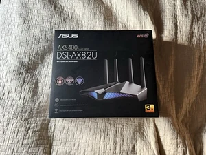 Modem Router ASUS DSL-AX82U AX5400 WiFi 6 Dual Band RGB Nero - Zdjęcie 1 z 6