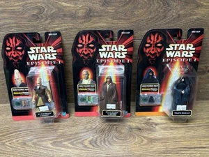 Star Wars Episode 1 Menge (3) Actionfiguren - Mace Windu, Darth Sidious, Ki-Ad - Bild 1 von 8