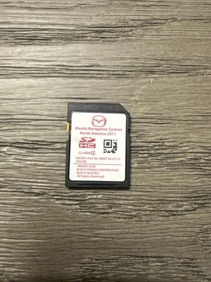 Mazda 3 Navigation Map SD Card BBM766EZ1D Used Tested 2014 2015 2016 2017 2018 - Image 1 of 2