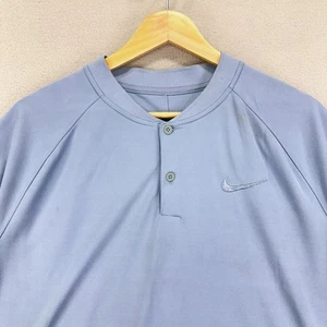 Nike Golf Polo Herren Large Blau Tour Performance Blade Kragen Stretch Leicht - Bild 1 von 8