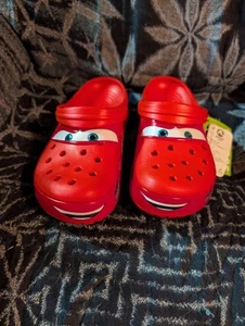 Crocs Disney Cars Lightning McQueen Women sz 9, Mens sz 7, Unisex FREE GIFT! - Picture 1 of 5