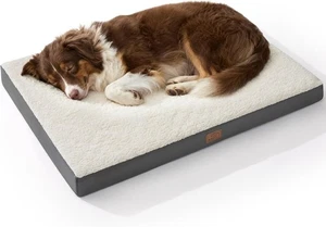 Camas Bedsure para perros de gran tamaño - Cómodas camas planas para mascotas con extraíbles, hasta 65 - Imagen 1 de 9
