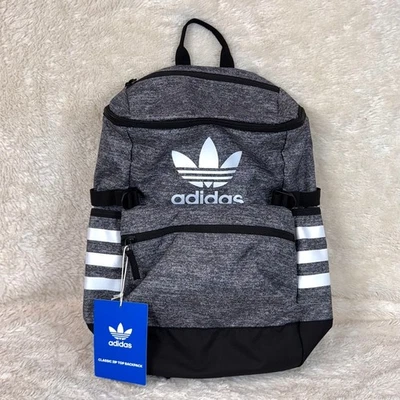 Adidas Classic zip top gray backpack NWT - Image 1 of 2