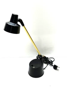 Vintage MCM Tensor Diax Model 3600 Adjustable Black Brass Desk Light Lamp - Picture 1 of 9