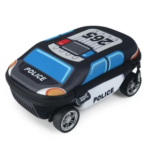 Estuche de lápices de coche de policía para niños, caja de lápices de gran capacidad para escuela | azul - Imagen 1 de 6