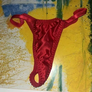 Bikini perizoma raso perizoma perizoma seconda pelle rosso XL - Foto 1 di 10