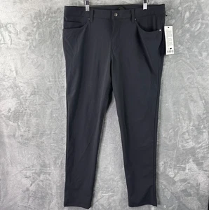 Pantalón Lululemon ABC Slim Warpstreme Negro Para Hombre 36x34 (37x31) Nuevo con Etiquetas Elástico Informal* - Imagen 1 de 11