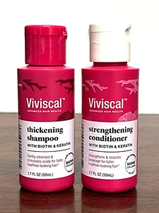 2pc VIVISCAL THICKENING SHAMPOO & STRENGTHENING CONDITIONER 1.7oz / 50ml ea. NEW - Picture 1 of 1