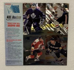 Fleer Metal '95-96 Hockey Promo Uncut Card Sheet - Picture 1 of 5