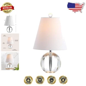 Goddard 16-Inch Crystal LED Table Lamp - Stylish Nightstand & Desk Illumination - Picture 1 of 8