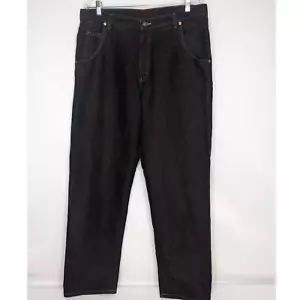 Vintage Guess USA Loose Baggy Fit Straight Leg Jeans Metallic Brown 36 x 33 90s - Picture 1 of 7