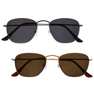 Opulize SKY Sunglasess Rectangular Mens Womens Spring Hinges UV400 S95 - Picture 1 of 9