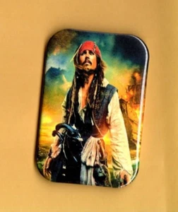 JACK SPARROW REFRIGERATOR MAGNET WITH ROUNDED CORNER - Picture 1 of 2