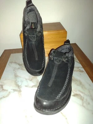 Mocassim EASTLAND preto tamancos sapato mula feminino 11 M - Imagem 1 de 4