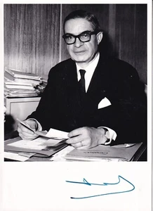 Jean Rey - Präsident EG-Kommission - original signiert - Picture 1 of 1