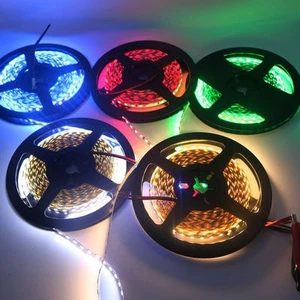SMD 2835 120Led/m 600Leds Strip Light 5M Non-Waterproof 12V DC Flexible Lamp - Picture 1 of 24