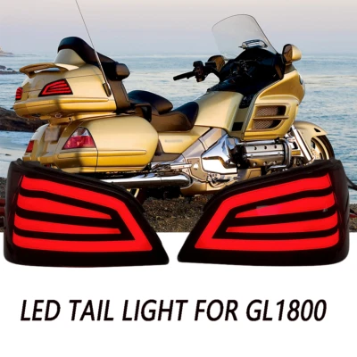 Задние светодиодные задние фонари акцентирующие фары седельной сумки для Honda GoldWing GL1800 2001-2017 - Изображение 1 из 4