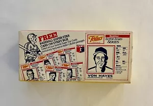 VON HAYES 1986 Keller's Butter Original Komplettbox Phillies Baseballkarte - Bild 1 von 7
