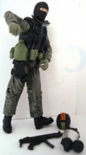 BBI ELITE FORCES US NAVY SEAL ASSAULT TEAM 1:18 MP5A5 MACHINE GUN P-266 100%