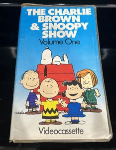 The Charlie Brown and Snoopy Show Volume One VHS tape CLEAR CALMSHELL! - Picture 1 of 5