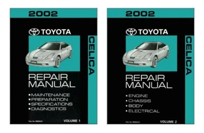 Toyota Celica 2002 taller manual de reparación libro motor transmisión OEM Foto 1 de 4