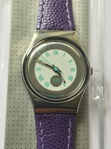Wristwatch Original SWATCH Lady MALPENSA (LX109)-NEW/NOS-purple/small-40/19 - Picture 1 of 4