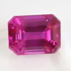 Zafiro rosa natural de Ceilán facetado certificado GIE 8,60 quilates piedra preciosa suelta 574 - Imagen 1 de 8