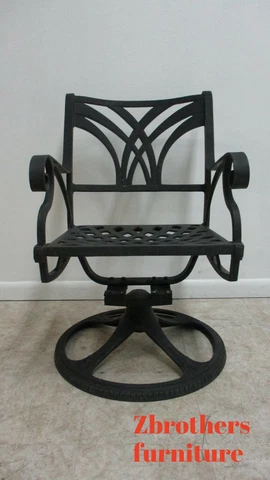 Cast Classics Monte Cristo Cast Aluminum Dining Arm Chair Swivel Rocker B Cover