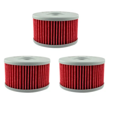 Paquete de 3 filtros de aceite para Suzuki DR650S DR650SE Boulevard S40 Savage LS650 1986-2024 Foto 1 de 4