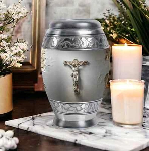 Jesus Cremation Urn For Human, Adult Urns For Human Ashes Large, 10 Inch - Picture 1 of 4