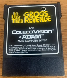B.C.Carro auténtico 's Quest for Tires II: Grog's Revenge (Colecovision, 1984) - Imagen 1 de 3
