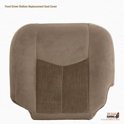 Cubierta de asiento inferior para Chevy Silverado 2003 2004 2005 2006 2007 tela bronceada - conductor Foto 1 de 4