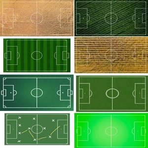 HD Fish Tank Bottom Background Sticker Football Field Aquarium Landscape Poster - Picture 1 of 16