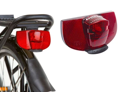 AXA Basta Ray Steady LED Fahrrad Rücklicht mit Standlicht für Gepäckträger 80 mm - Bild 1 von 3