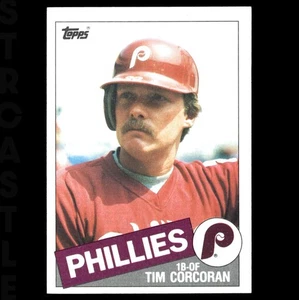 Carta Baseball 1985 Topps -Tim Corcoran #302 Philadelphia Phillies ⚾ - Foto 1 di 3