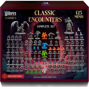 Classic Encounters - 125 Iconic DND Miniatures Bulk Monsters, Unpainted 28mm ... - Picture 1 of 7