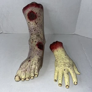 Halloween Gore Fuß und Hand - Bild 1 von 9